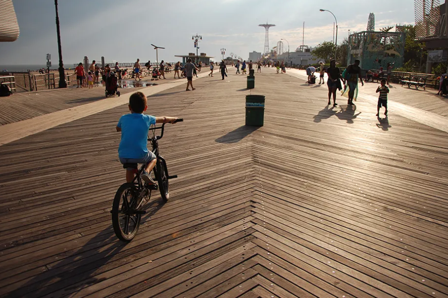 Coney Island Boardwalks in NYCI made of Ipe Wood