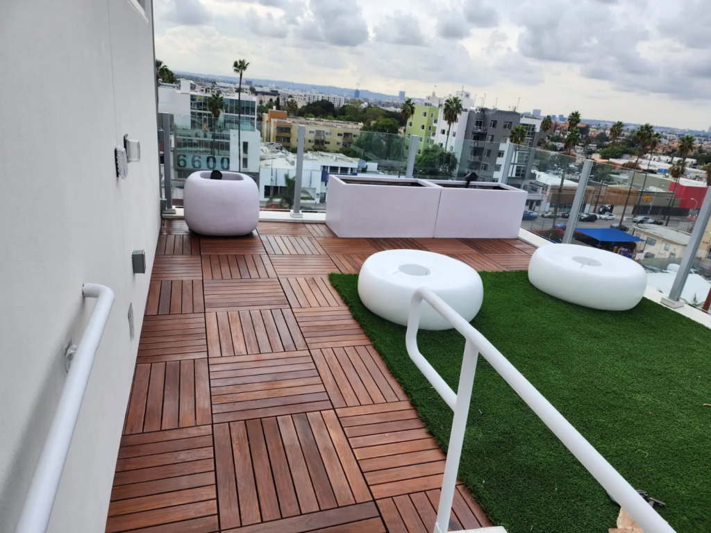 Premium Ipe deck tiles 24x24 – sustainable hardwood solution for modern outdoor design- ipe deck tiles installation