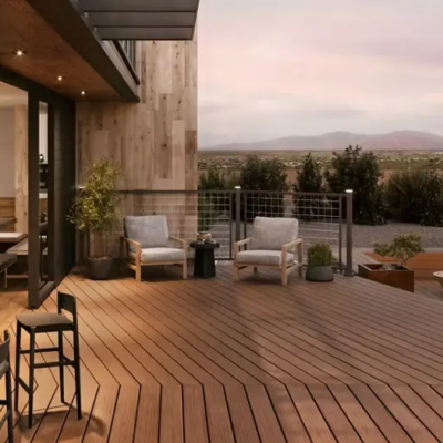 Trex Saddle 1x8 fascia – fade-resistant composite board ideal for deck fascia applications