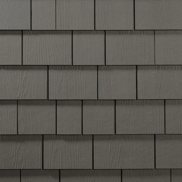 James Hardie HardieShingle Fiber Cement Straight Siding 15.25"x48" Rich Espresso 1pc