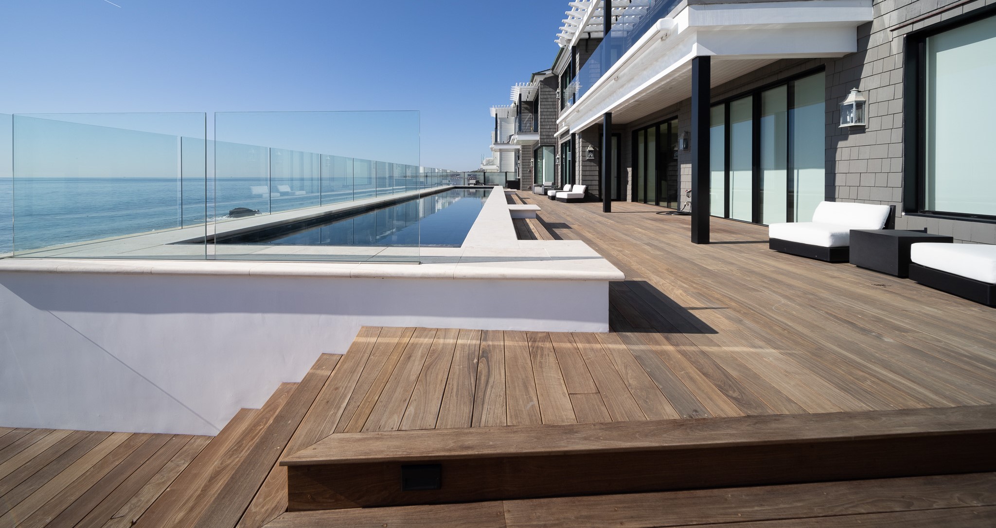 Natural hardwood deck design showcasing outdoor deck trends for 2026