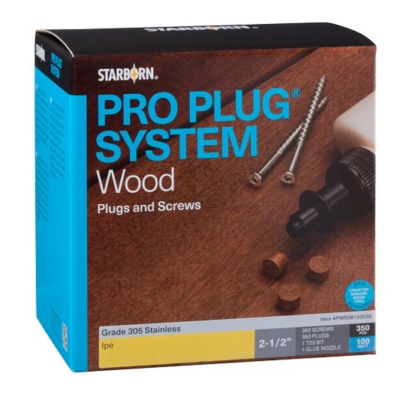 Pro Plug System for Wood — Plugs Only